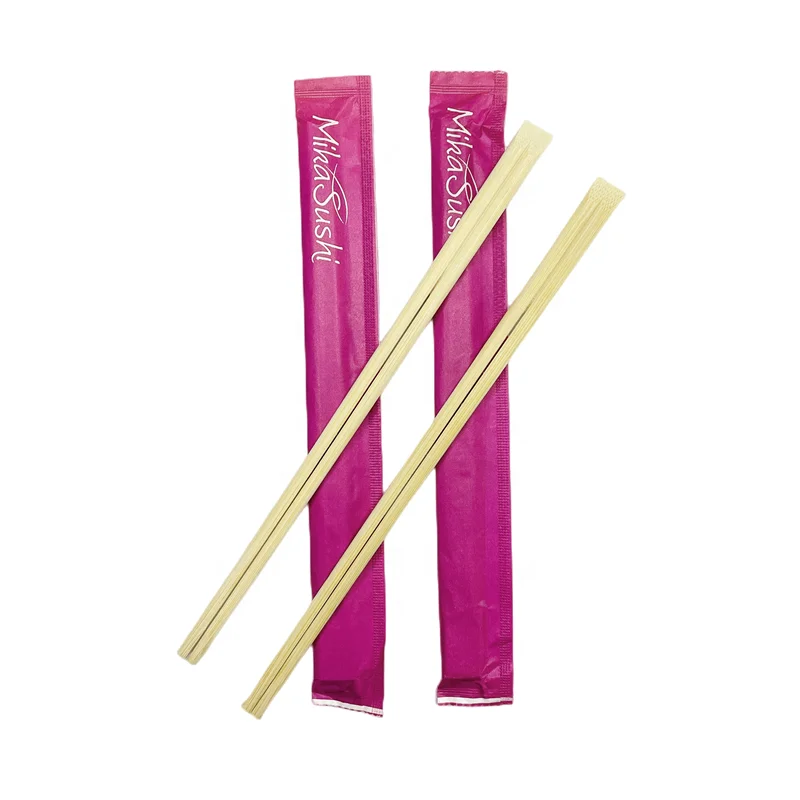 High Quality  23cm Chinese Natural  Bamboo Tensoge Chopstick For Restaurant