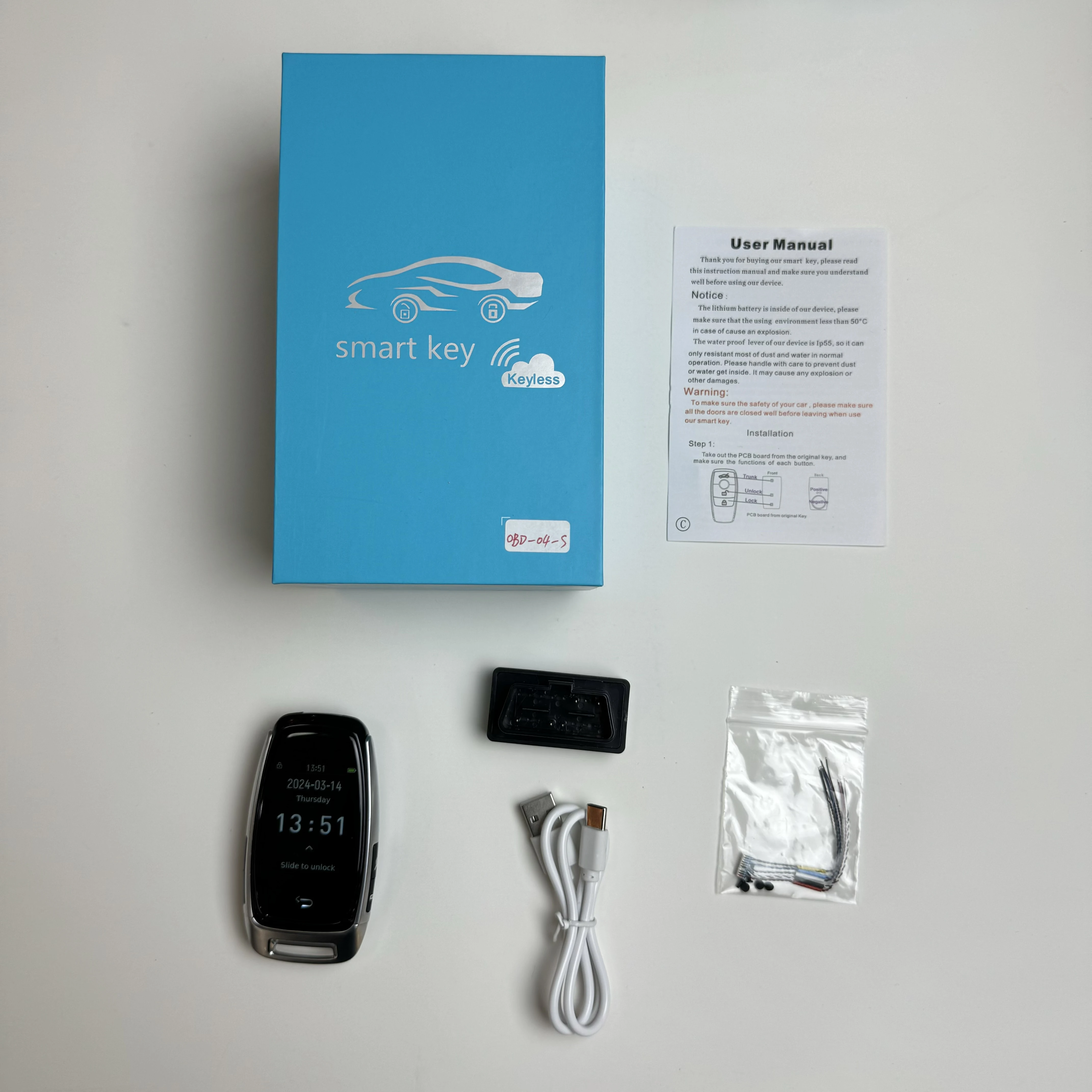 2024 hot selling  CF920 remote control Touch Screen Smart LCD Key For All Vehicles Model lock automatically OBD-04