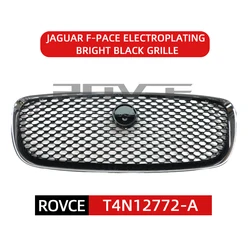 ROVCE Car Accessories Front Bumper ABS Grille Grill For Jaguar F-PACE black silver plating T4N12772 T4N1277 T4A6209 T4N13842
