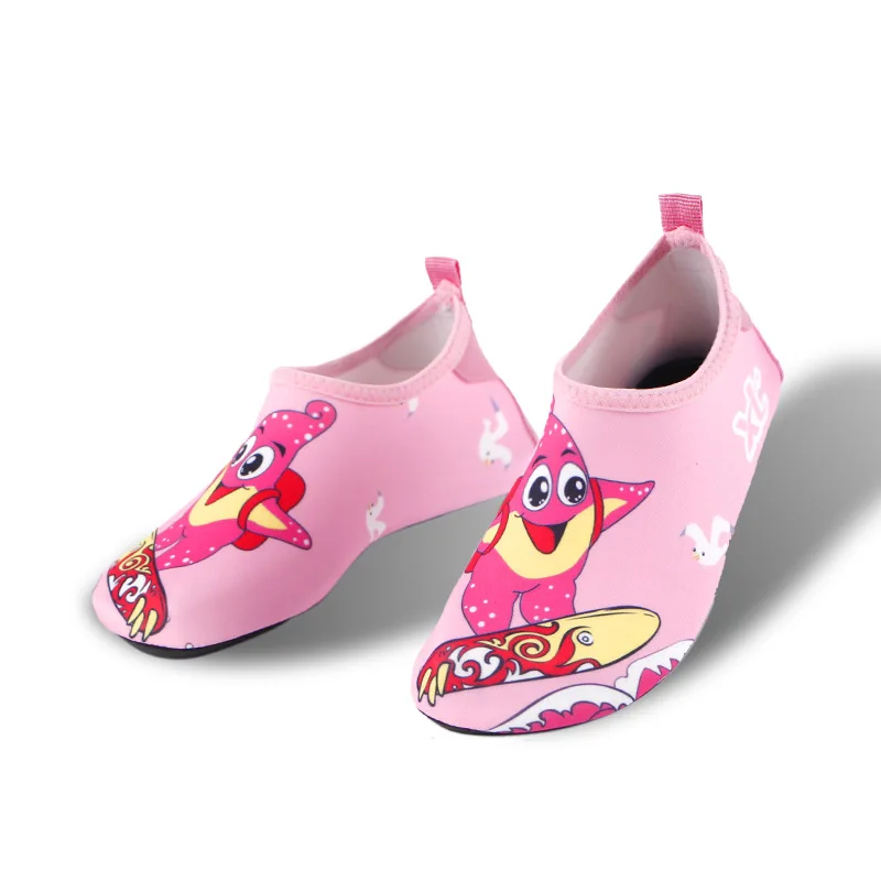 Wholesale Fashion girls beach shoes portable TPR beach shoes kids