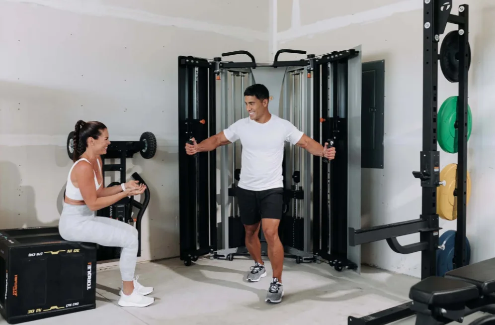 Professional Gym Fitness Cable Crossover Equipment Functional Trainer For Strength Training