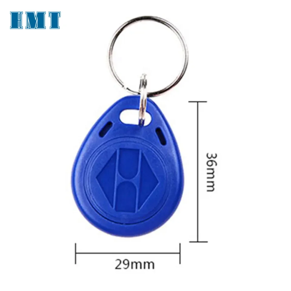 Promotional access control 13.56mhz IC 1K induction keychain waterproof ABS RFID keychain