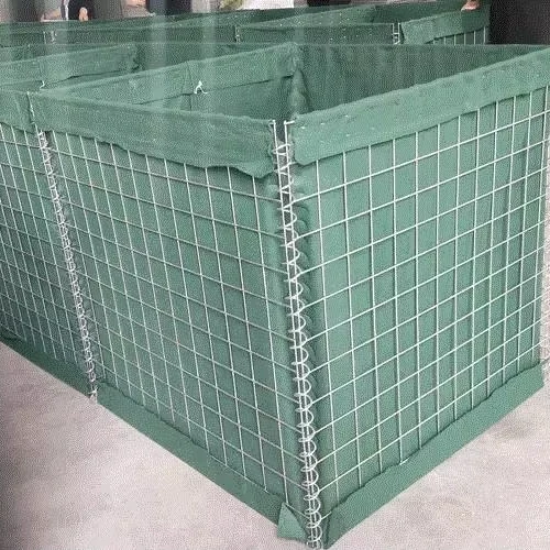 Galvanized Welded Gabion Mesh Security Fence Donfu Bastion Blast Wall Barrier Metal Frame Sand Wall Barrier