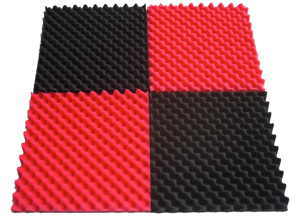 Высококачественные огнестойкие акустические панели из пенопласта 1x12x12 дюймов пенопласт для яиц звукостойкие настенные акустическая