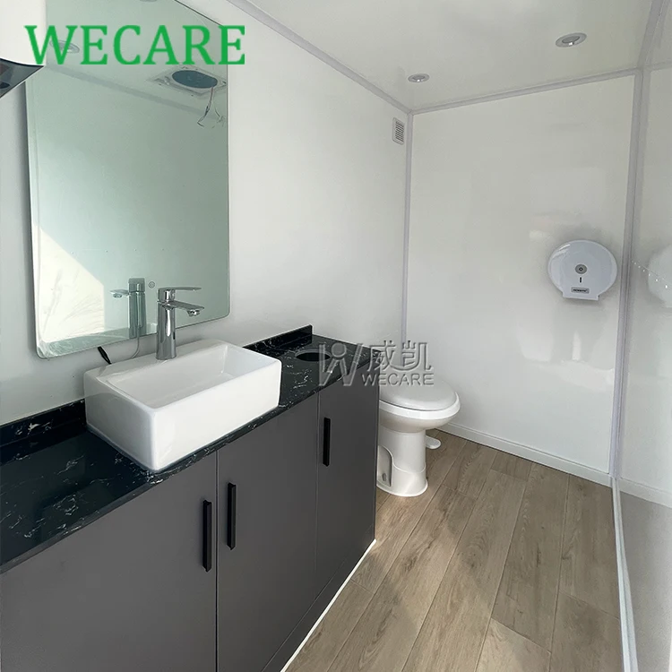 Wecare на заказ мобильная Ванная комната для кемпинга туалет прицеп роскошный портативный и душевая продажи