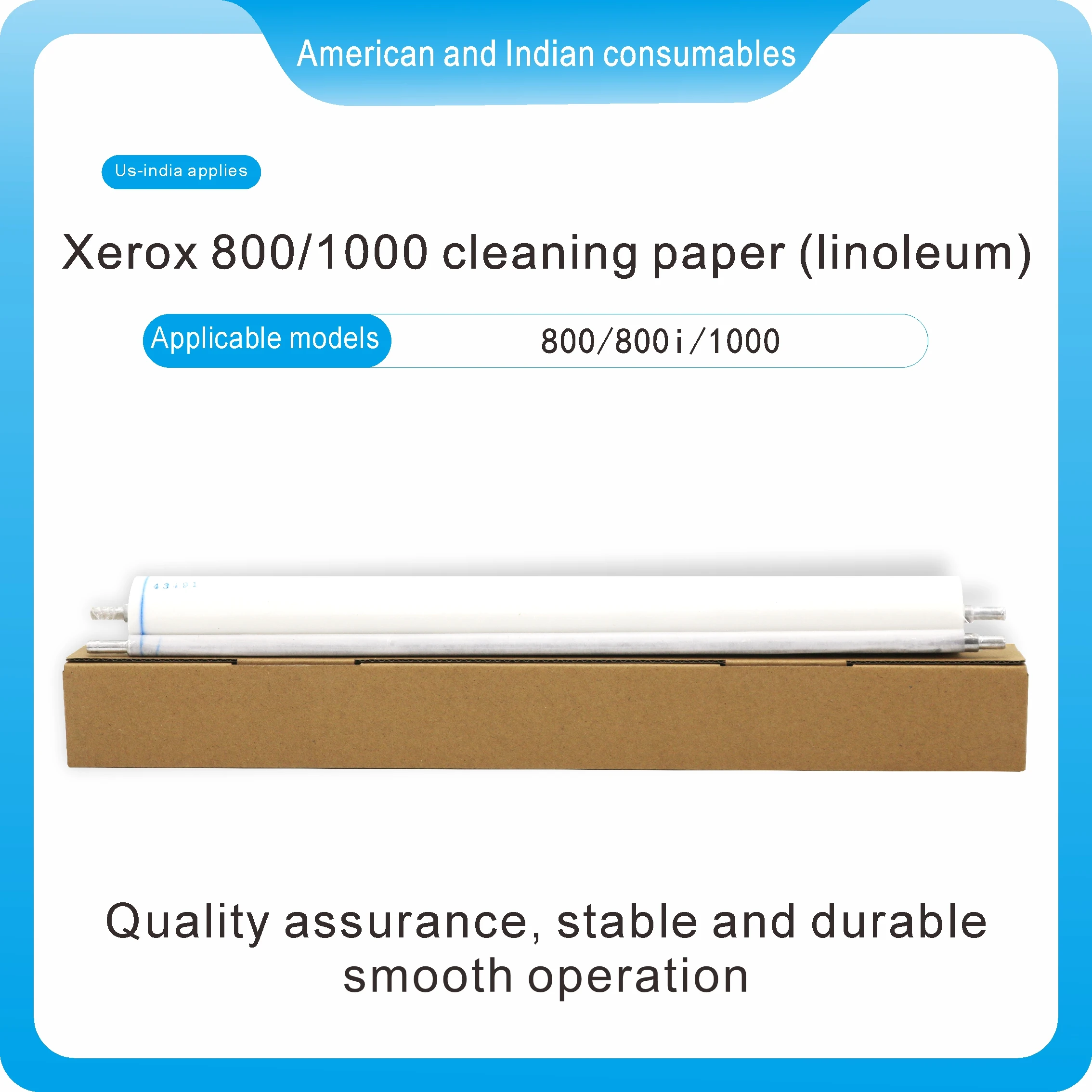 Xerox800 Cleaning Paper (Linoleum quality Assurance, Stabl And Durable smooth Operation) 800/800i/1000