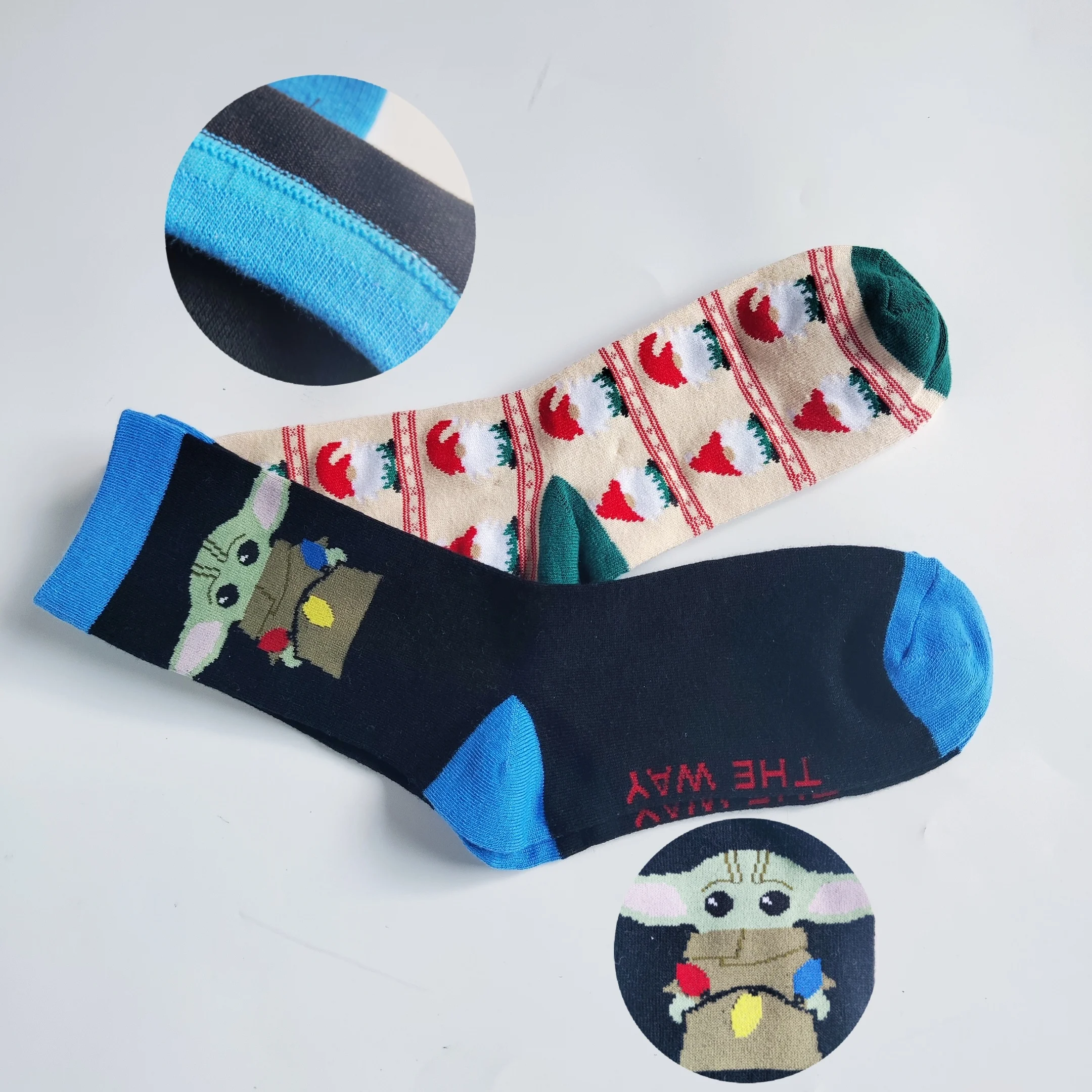 OEM Christmas Unisex Regular Cotton Polyester Men Soft Cozy Socks Women Winter Socks
