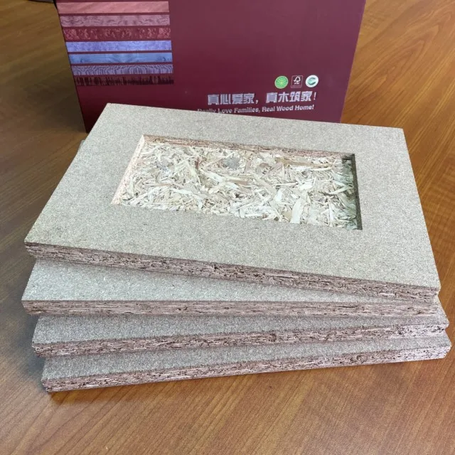High Strength Melamine Lsb Board Chipboard E0 Grade Particle Board