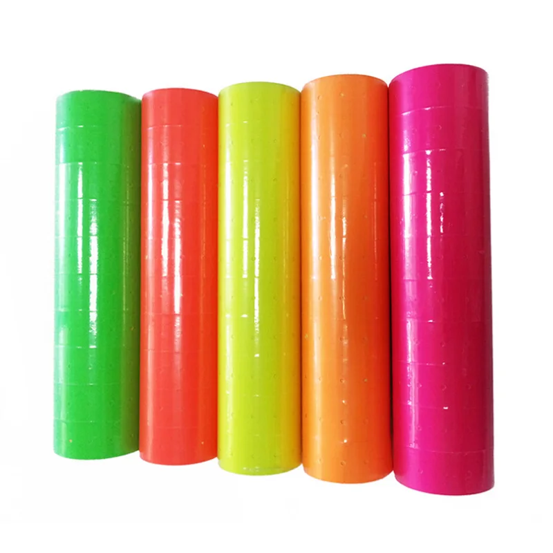 
Single-line fluorescent price label red/green/yellow/purple/orange price tags 