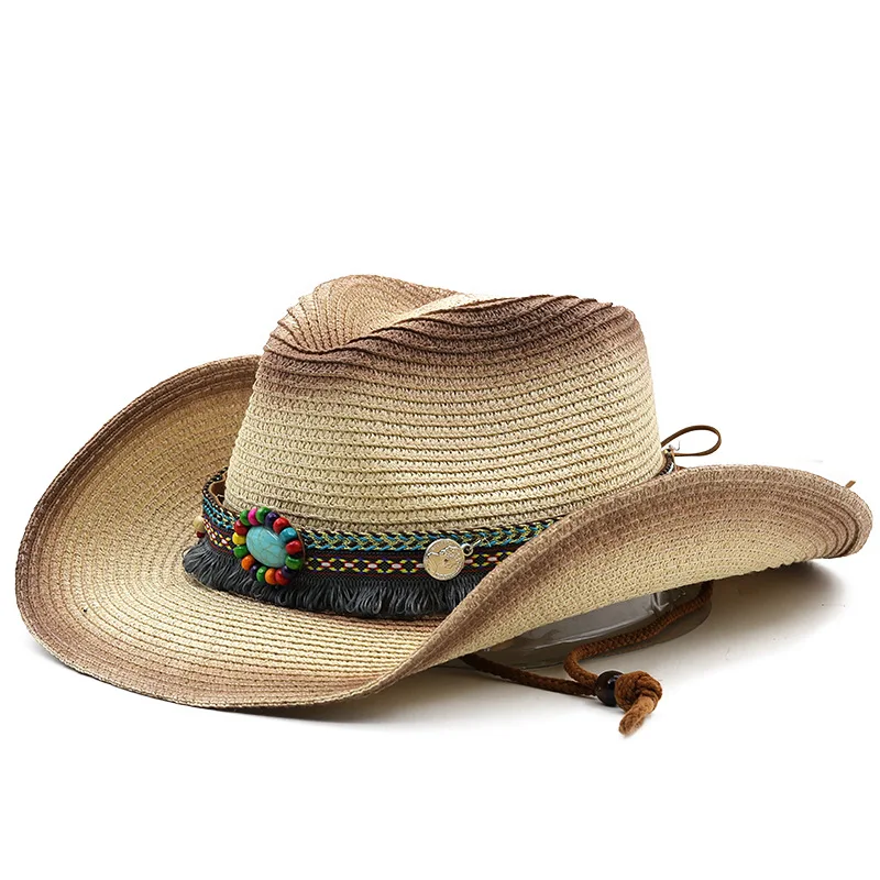 High Quality Straw Hat Bulk Straw Western Style Jazz Cowboy Cowgirl Hat - Buy Cowboy Hat,Cowboy Hat Straw,Cowgirl Hat Product on