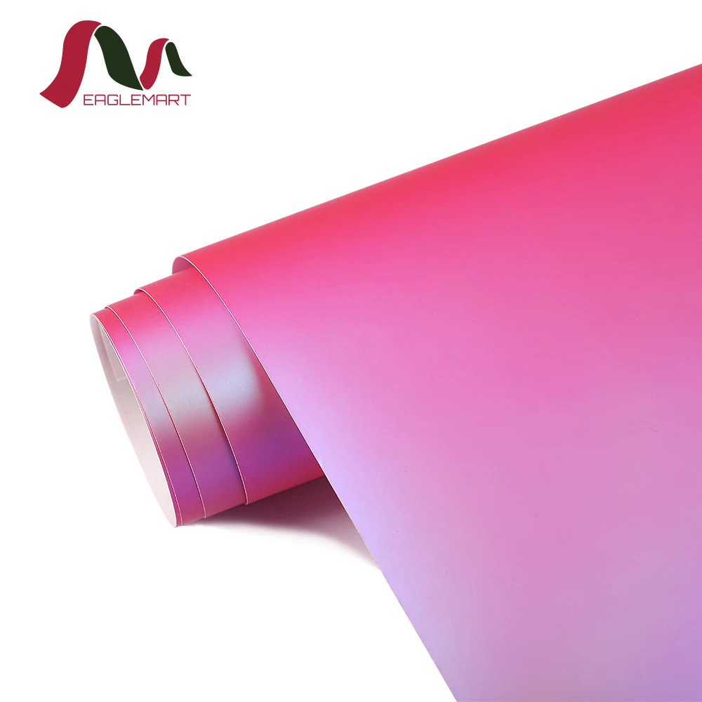 New Product Pearl Rainbow PVC Self Adhesive Matt Purple Red Sticker Vinyl Paper Roll