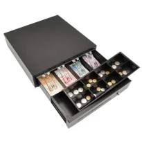 CD408 Heavy duty 4 bill 8 coins Metal Electronic Portable Cash Drawer with key locked for supermarket