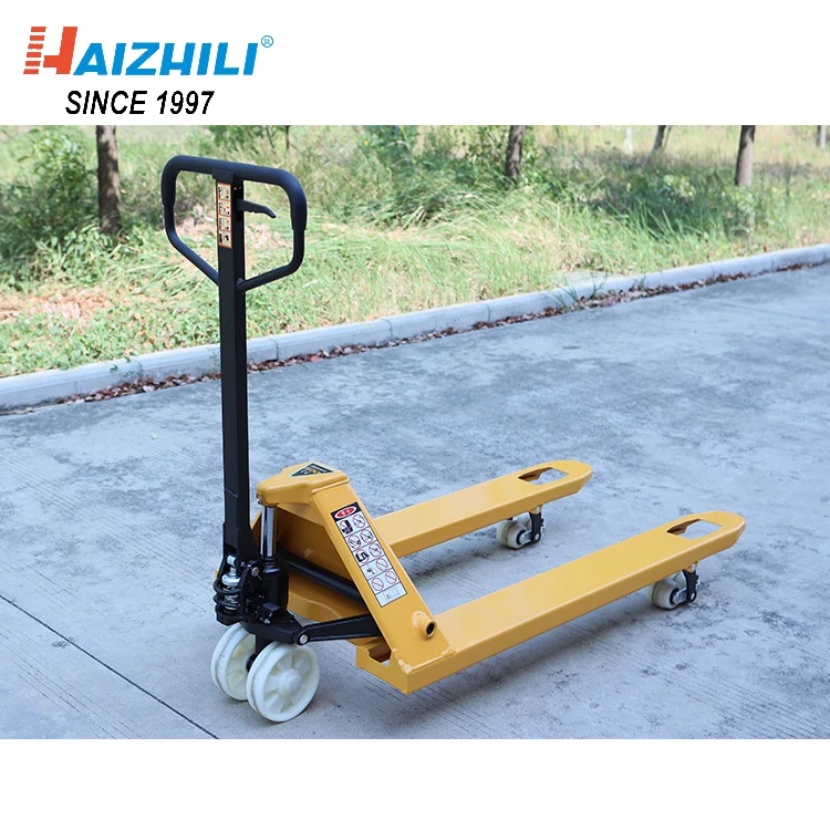 Hydraulic Forklifts Manual Hand Pallet Truck China 1150/1220mm 550/685mm HAIZHILI 1 Years CBYD-3T CN;GUA 205mm CE