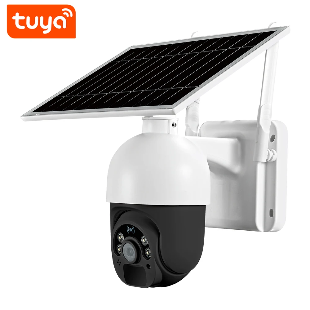Loosafe 4G Gsm Solar Camera Tuya 4G Hd 1080P 3Mp Pir Wifi Solar Panels Battery Outdoor Wifi 4G Camera Ip Ptz 4G Solar Camera