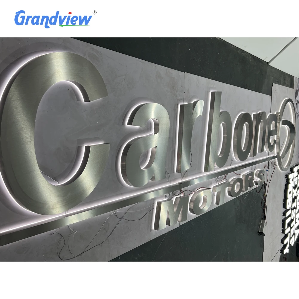 Popular 3d stainless led channel letter sign store channel um letter