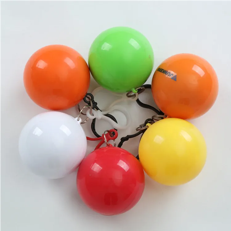 PE Disposable Emergency Poncho packed in ball