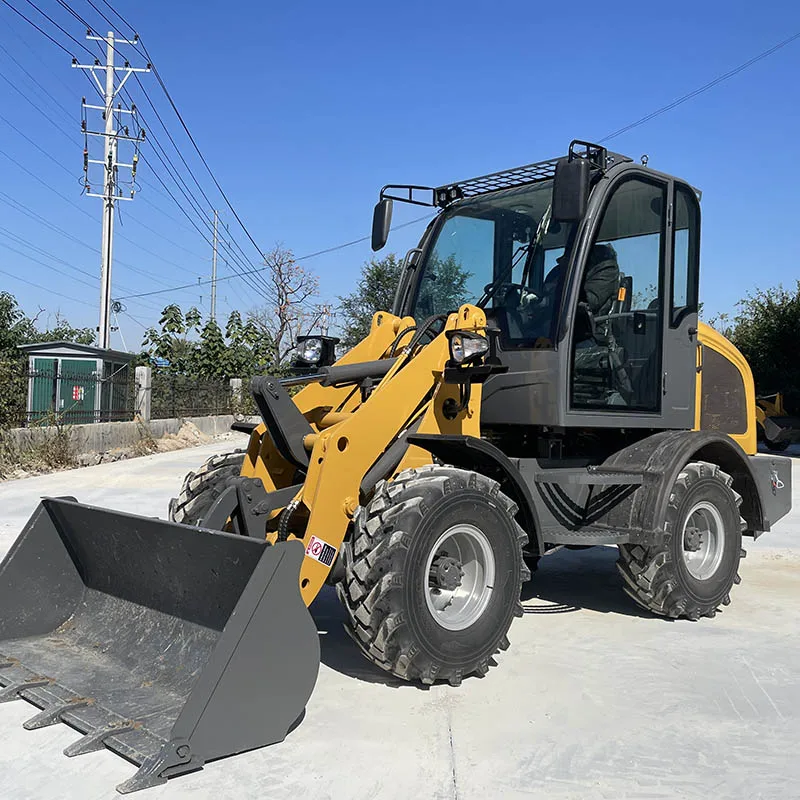 2 ton 3ton 4ton mini telescopic loader boom wheel loader wi mini loader wheel with Auger and CE approval