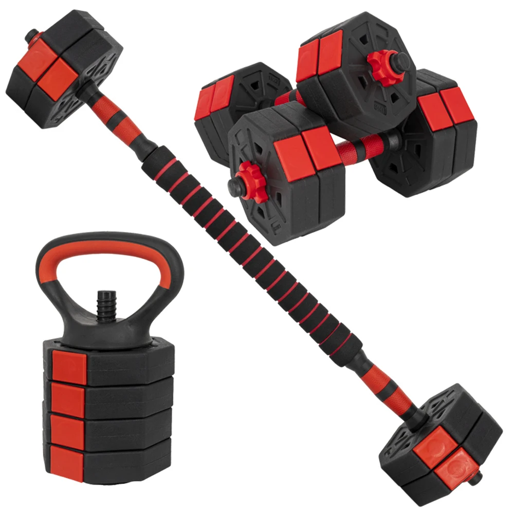 Heavy Duty Fitness Equipment with Non-Slip Handle Sand Cement Filled Adjustable Dumbbell Set