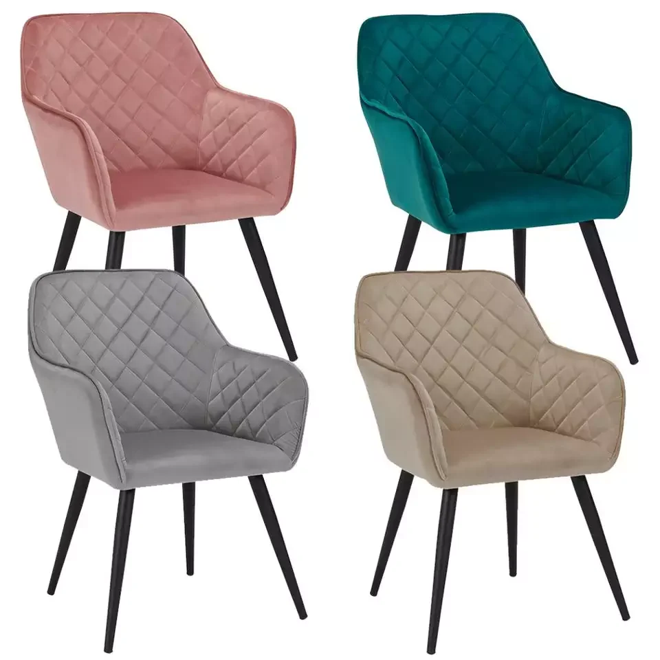 Hot selling luxury industrial brown grey club chair coffee shop chair green and a range of other leather dining chairs