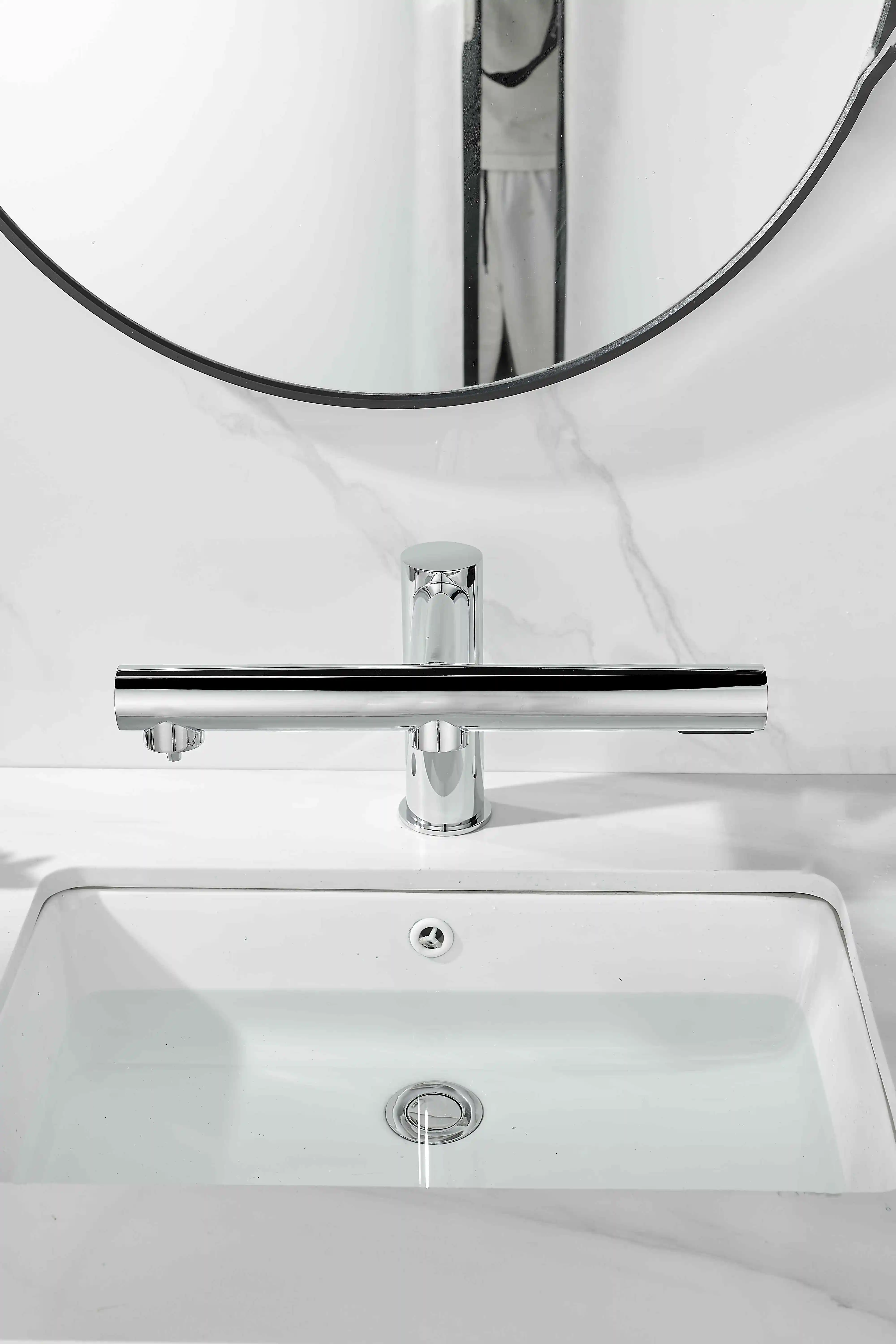 Air Tap Hand Dryers Automatic 3 in 1 Stainless Steel Sensor Faucet Hand Dryer with HEPA Filter for Bathroom Model