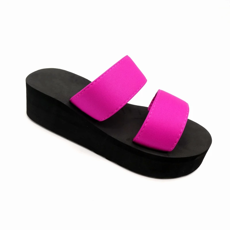 2022 Custom Logo Print sandals Beautiful Color Beach Sliders Slippers Girl Women Flats Shoes