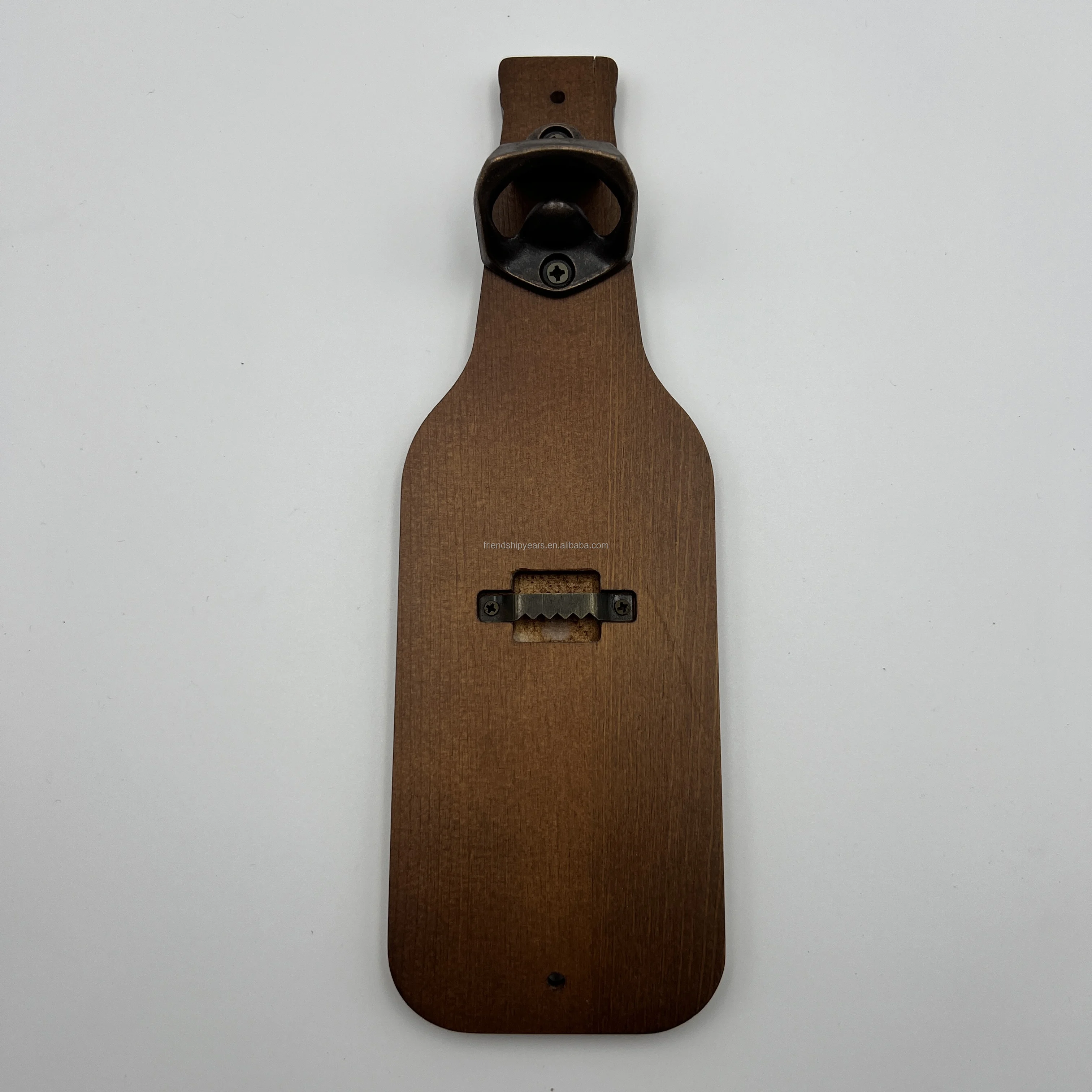 Personalized Souvenir Wood Beer Bottle Opener Blade Flat Card Metal Stainless Steel ODM OEM Custom LOGO Colors Sublimation Bar