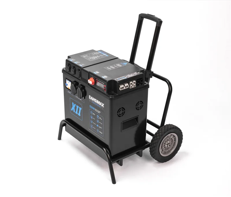 High power lithium car dual battery 12v 2400ah lifepo4 portable home power station solar 1100w outdoor