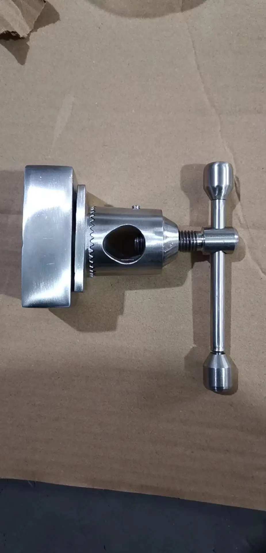 Metal Material Stainless Steel Slider Hospital Bed Leg Frame Parts Gynecology Bed