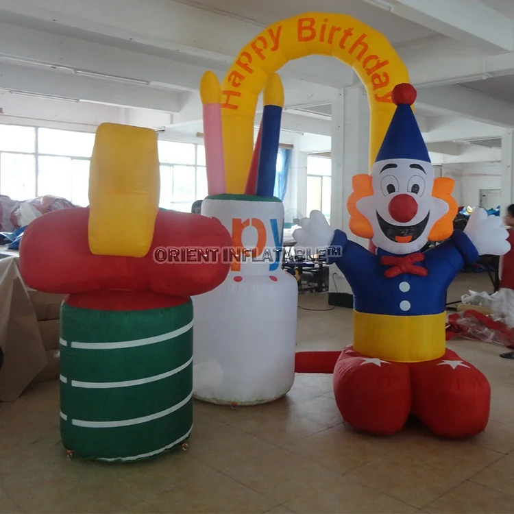 Orient Inflatables custom promotion clown man Inflatable cartoon figure circus inflatable character