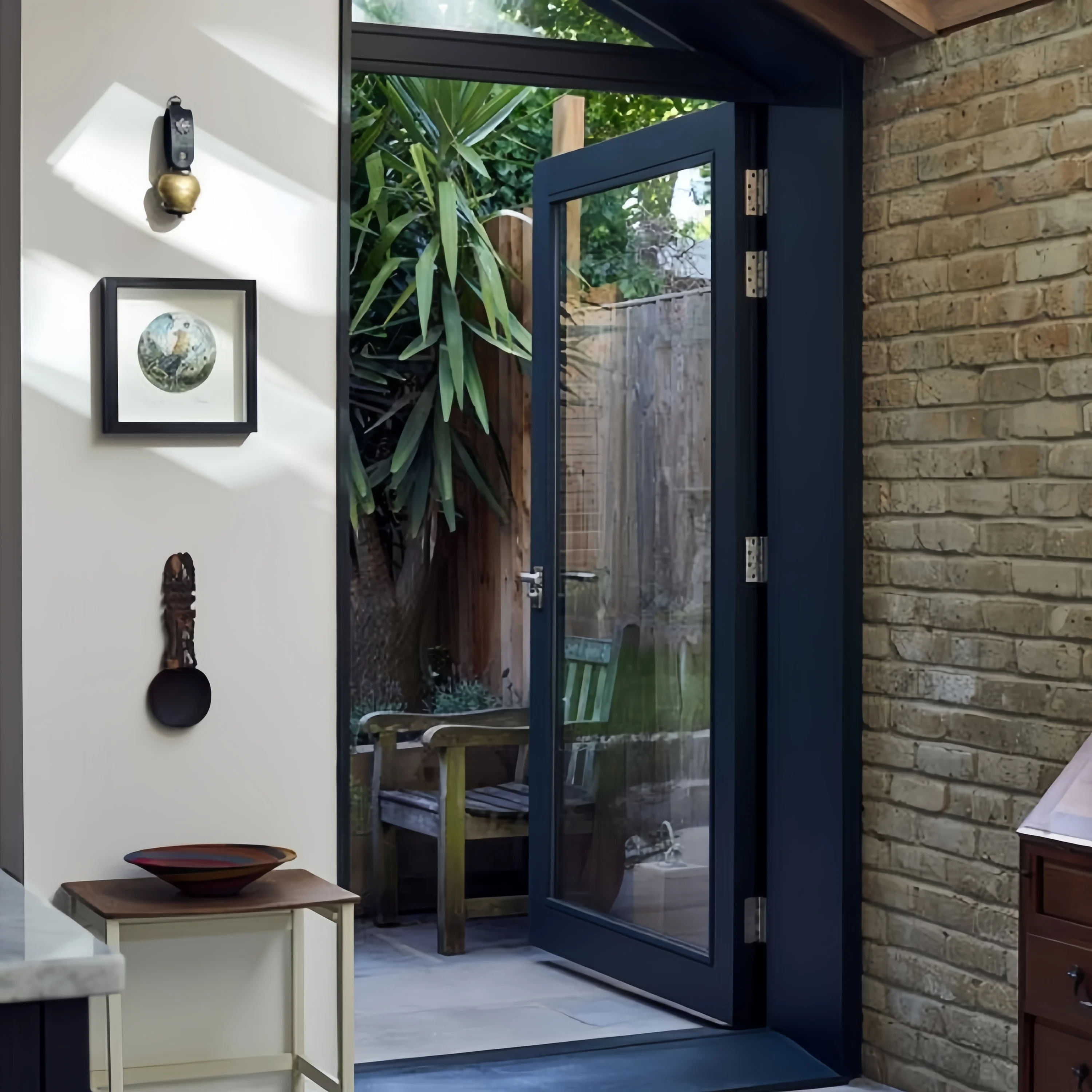 Customized Sound Water Proof Aluminum Casement Glass Door Made in China for Bathroom and Toilet Entrance Sale