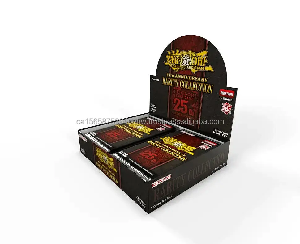 H&S YU-GI-OH! 25TH ANNIVERSARY RARITY COLLECTION BOOSTER BOX - 24 PACKS CCG