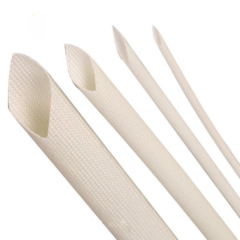 12mm 2.5KV acrylic fiberglass sleeving glass fiber braid sleeve
