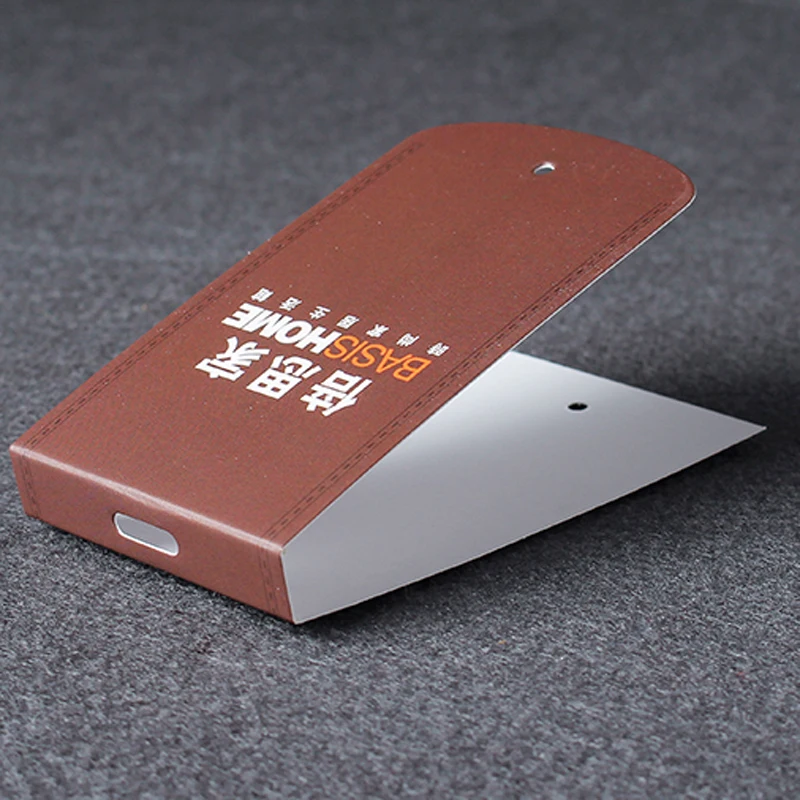 Folded Custom Socks Printing LOGO Hanging Tags Packaging Label  For Sock Paper Hang Tag Socks Card with plastic hanger