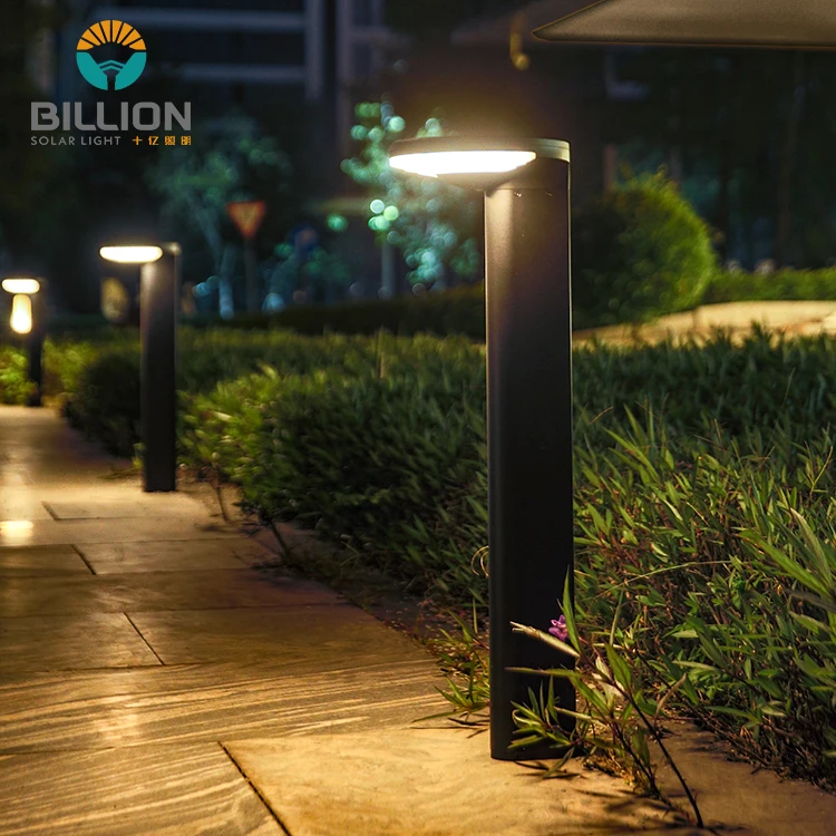 High Brightness Courtyard Decorative Aluminum Lawn 4.5W Ip65 Waterproof Led Solar Garden Lawn Light