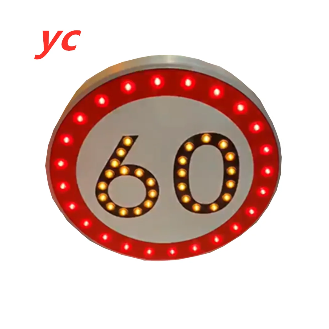 Solar powered led traffic sign light