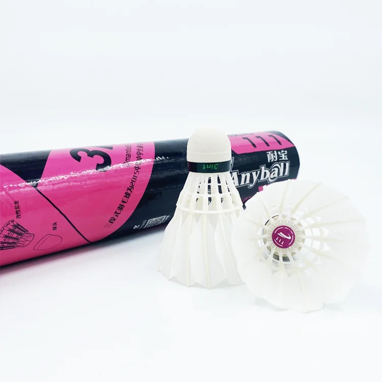 3in1 Original Factory Wholesale Shuttles EVA Cork Goose Feather Cheap Shuttlecock for Badminton Sports Training