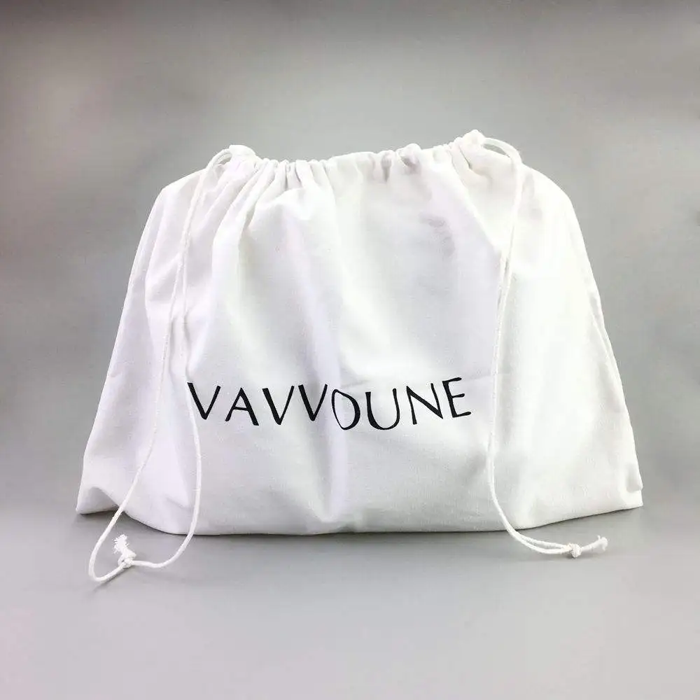 Drawable rope canvas bag Canvas Cotton Drawstring Shoe Bags Cloth Dust Bag