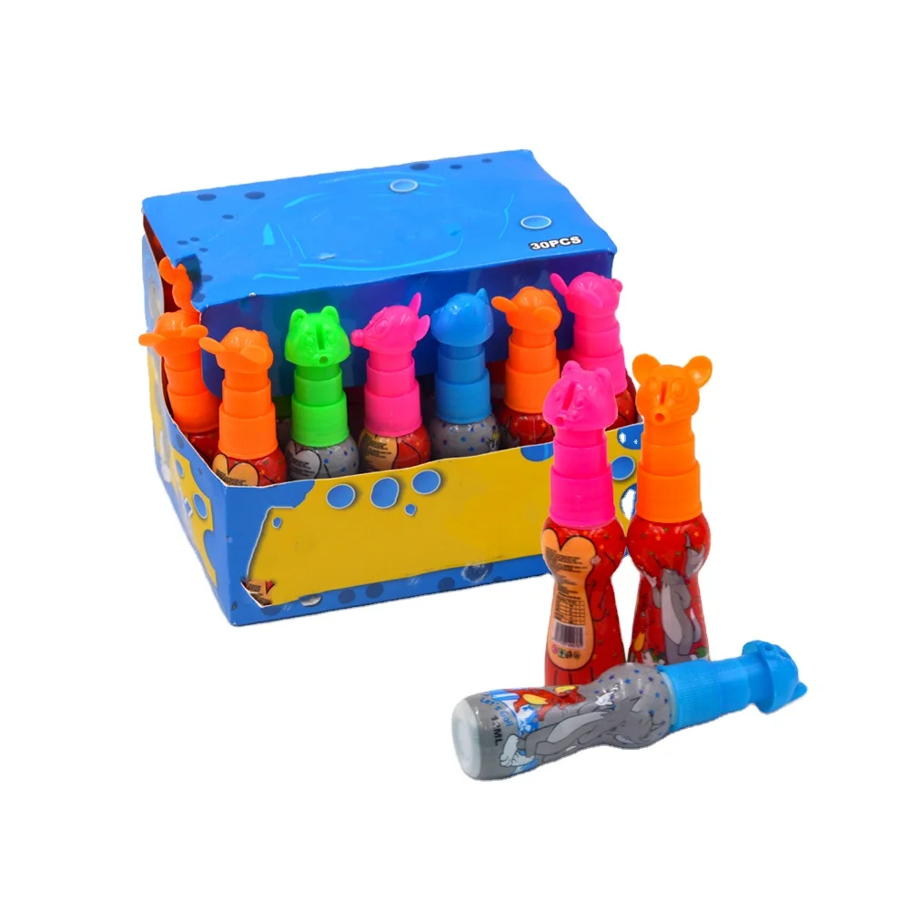 wholesale custom private label halal sweet tomjerry shape spray candy