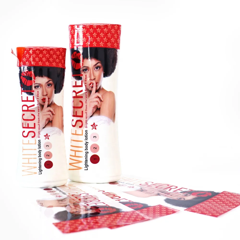 PVC Shrink label for Bottle Packaging Film Wrap Printing Heat Shrink Labels Sleeve