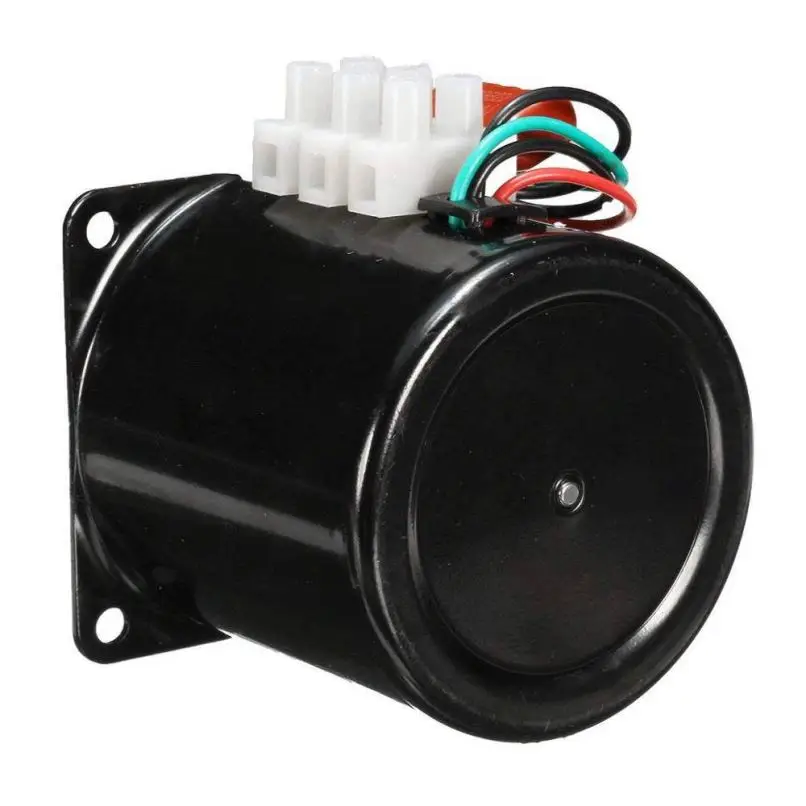 220V AC 28W Micro Gear Motor 68KTYZ 50Hz Permanent Magnet Synchronous Gear Motor Low Speed Reversible Geared Components