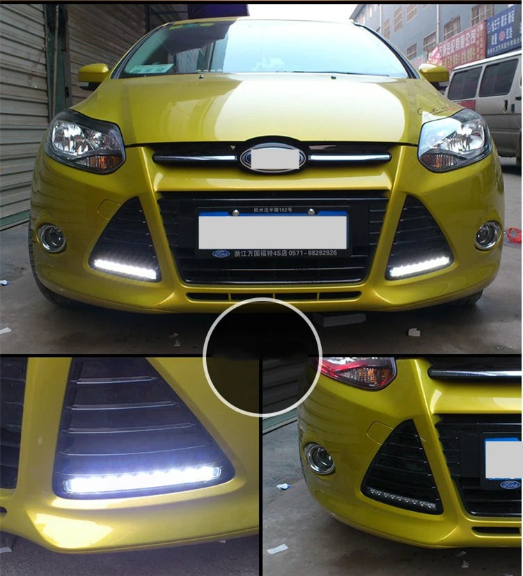 Auto 6 Led Daytime Running Lights Driving Lamp Universal Fit Led Car Fog Light