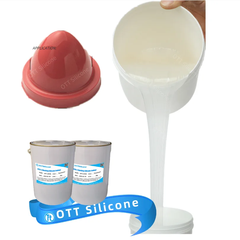Red/white 623 RTV 2 Liquid Silicone for silicone rubber pad Printing Supplier