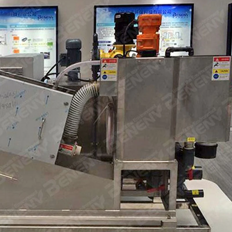 Машина для осушения бычьего навоза без засора