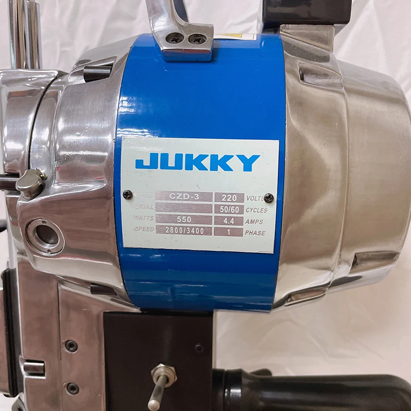 JUKKY CZD-3 Manual Feed Automatic Grind Cutting Machine High Efficiency Low Noise Stable Running Lock Stitch Formation Home Use