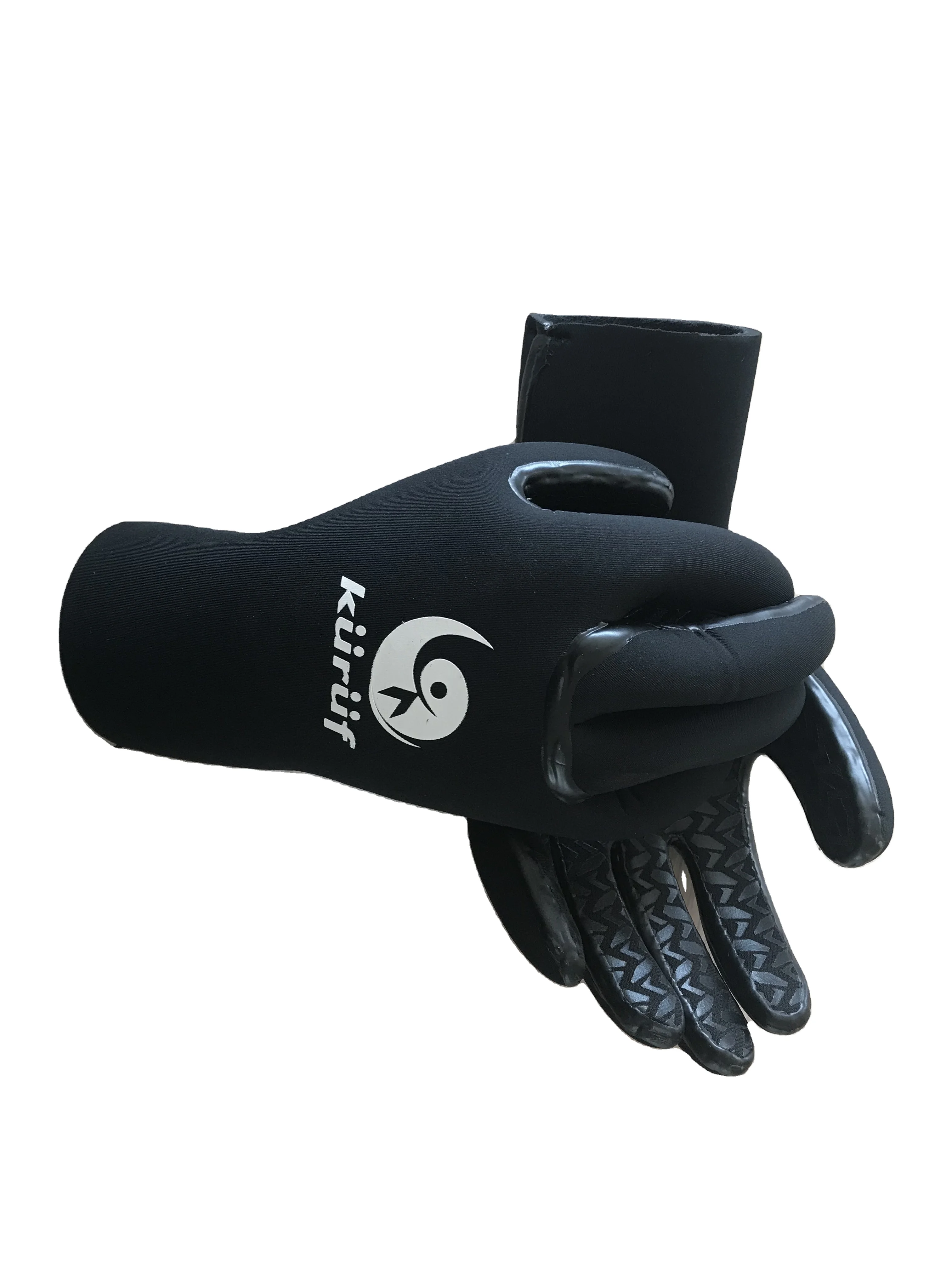 Неопреновые перчатки для подводного костюма, приклеенные Нескользящие эластичные устойчивые к ударам ножом износостойкие теплые регулируемые ремни