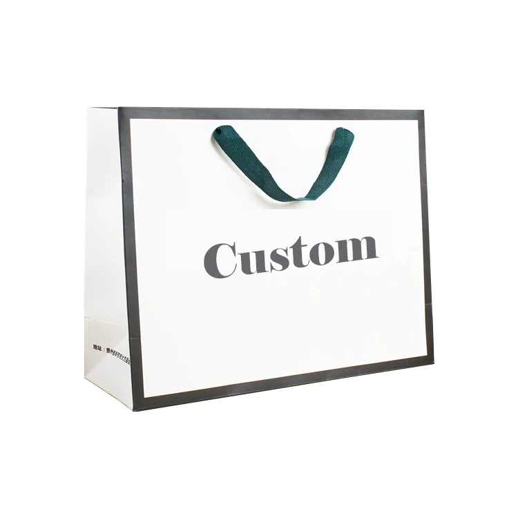2022 300GSM Art Paper Wholesale Buy Shopping Bag With Custom Logo