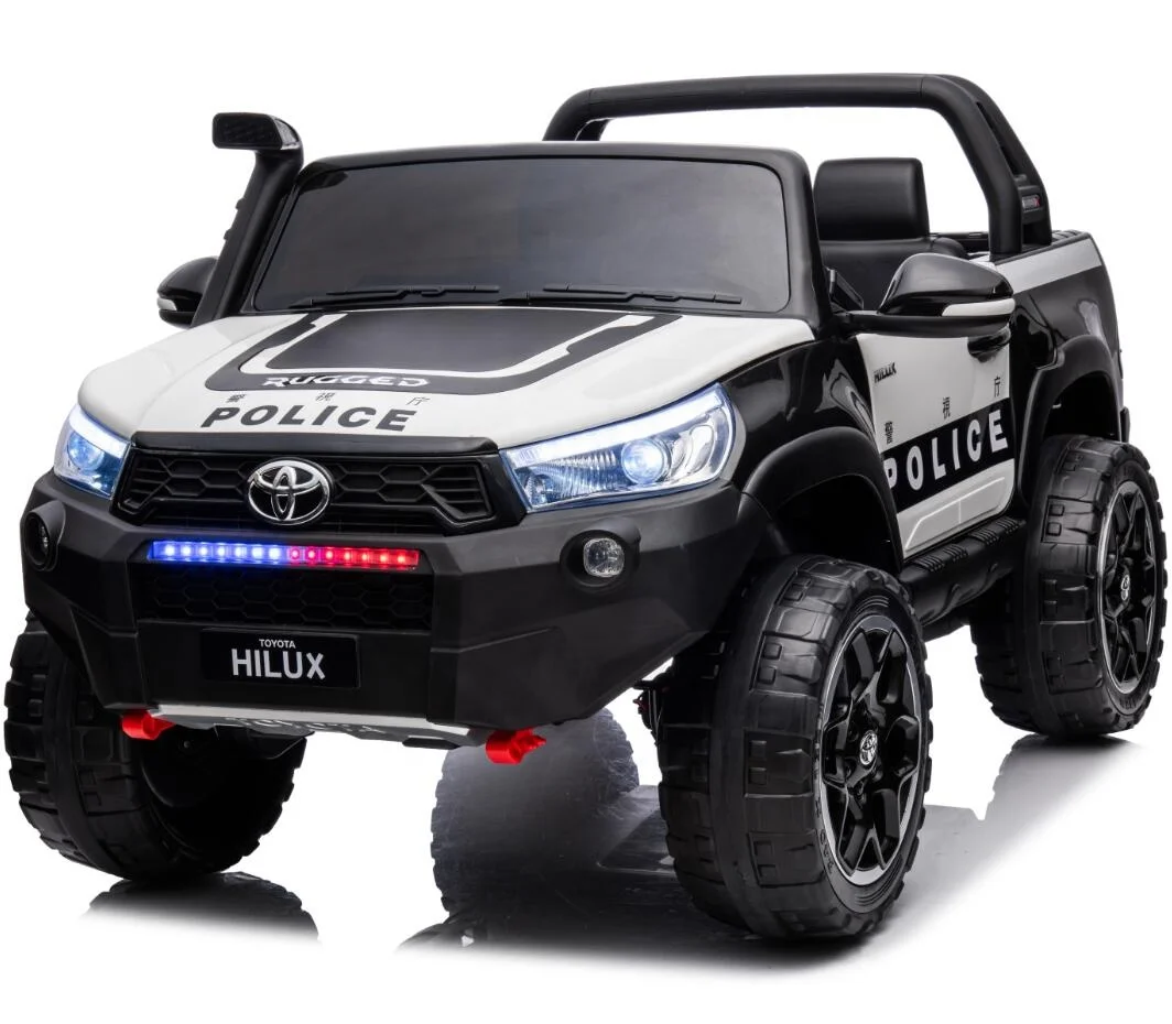 Новая Лицензированная электрическая машинка 24 В для Toyota Hilux полицейский автомобиль