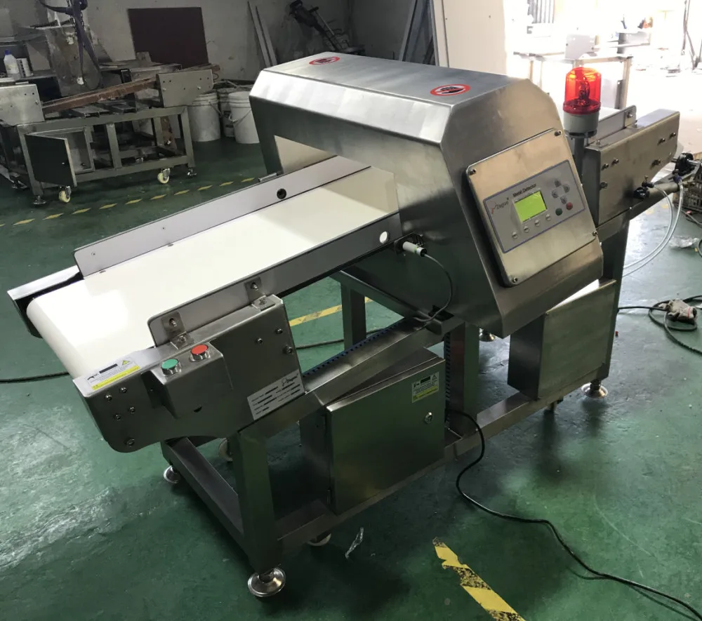 Best thick seam automatic flap rejector digital intelligent food metal detector rice flours production