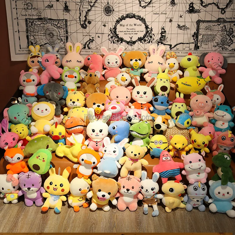 Wholesale claw machine stuffed toys animal stuffed plush toys custom plushie dolls