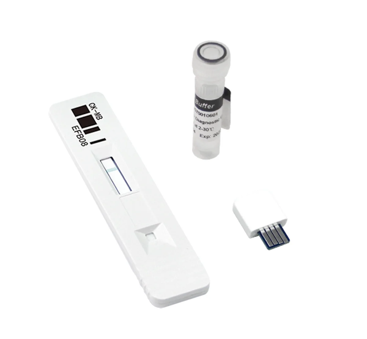 Обеспечить профессиональный для диагностики в лабораторных условиях флуоресценции иммуноферментного CK-MB тест-кассета полоса